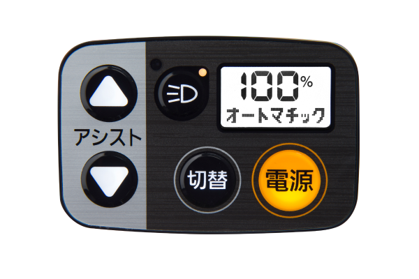 液晶スイッチ5で小型化、薄型化によりハンドル周りに馴染むスマートに。