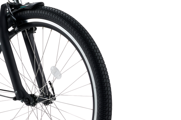 走破性と取り回しの良さの両方を実現した27.5×2.0インチタイヤ。
