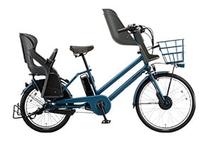 T.Xディープグリーン／3人乗り用チャイルドシート付きbikke GRI［内装3段変速］［クラス27キャリア］［3人乗り対応］