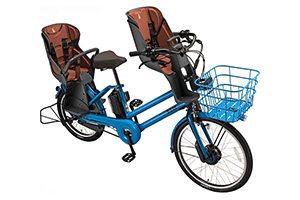 3人乗り用チャイルドシート付きbikke GRI dd（ビッケグリdd 