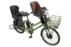 3人乗り用チャイルドシート付きbikke GRI dd（ビッケグリdd 
