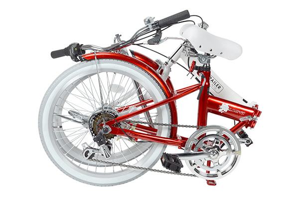 ⭐︎ドリーム2号館⭐︎折りたたみ自転車/14インチ/赤 トリシーナ 折りたたみ自転車 20型 外装6段［レッド］ - 埼玉県伊奈町
