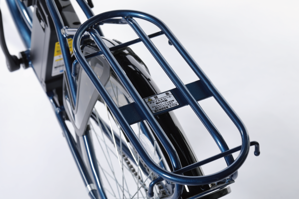 チャイルドシートの取り付けが可能なクラス27キャリアを装備。