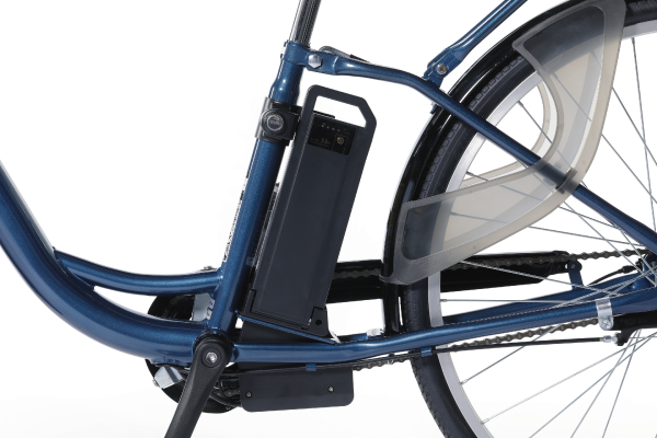 エコモード時、最大約35kmのアシスト走行が可能です。