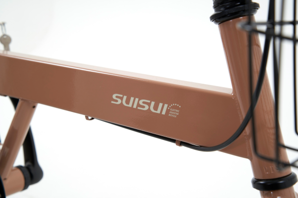 スタイリッシュなストレートフレーム。