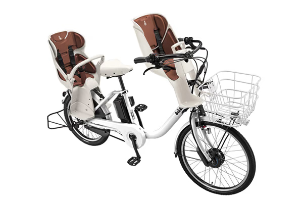 3人乗り用チャイルドシート付きbikke MOB dd（ビッケモブdd） ブリヂストン(BRIDGESTONE) 子供乗せ自転車 20インチ | 自転車通販「cyma  -サイマ-」人気自転車が最大30%OFF！