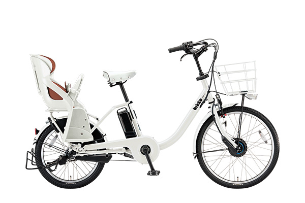 ヘッドレスト付チャイルドシート搭載limini+ 子供乗せ自転車 20インチ 