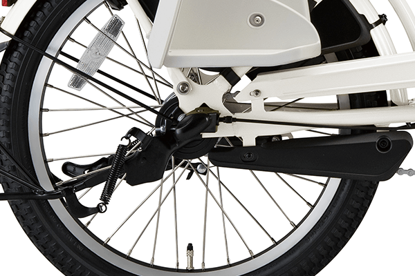 車速センサーによりドライブユニットが3つのギヤに合わせて最大限にアシスト力を発揮。