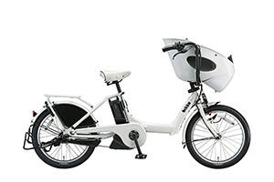 E.XBKホワイト(2020モデル)／【電動子乗せセット】bikke POLAR e （ビッケポーラー e）2020モデル-［内装3段変速］［20インチ］［3人乗り対応］