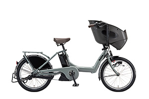 M.Xソフトカーキ(2020モデル)／【電動子乗せセット】bikke POLAR e （ビッケポーラー e）2020モデル-［内装3段変速］［20インチ］［3人乗り対応］