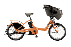 E.Xオークルオレンジ(2024モデル）／bikke POLAR e （ビッケポーラー e）［内装3段変速］［20インチ］［3人乗り対応］