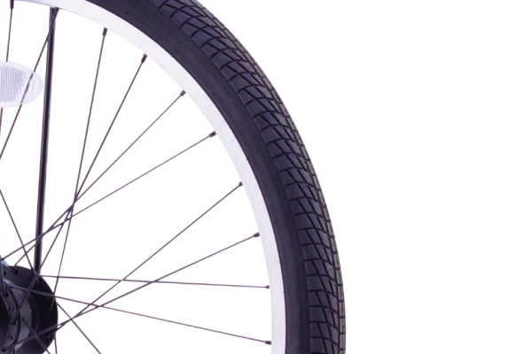 太めのタイヤなので走行時の安定感と乗り心地が良いです。