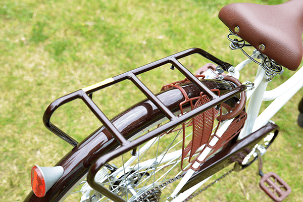 【美品】自転車 クシュクシュタウン ブラウン シティサイクル