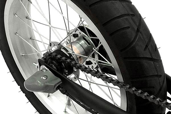 どんな道でも安心・快適に走行していただける様に、信頼のシマノ製内装3段変速機を搭載。