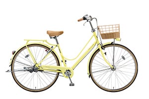 E.Xクリームイエロー/26インチ/スイートライン／カジュナ-デラックス -2017モデル-［ベーシックライン/スイートライン］［内装3段変速］［26インチ］［27インチ］［クラス18キャリア］