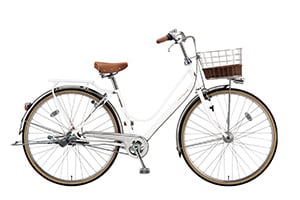 E.Xバニラホワイト／カジュナ-デラックス -2017モデル-［ベーシックライン/スイートライン］［内装3段変速］［26インチ］［27インチ］［クラス18キャリア］