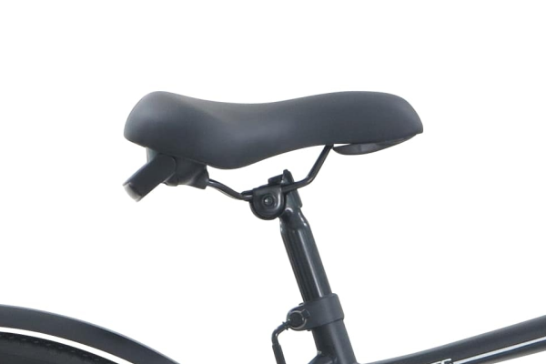 自転車を動かす際に便利な取っ手付きサドル。