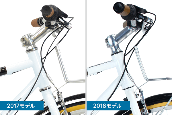 2018モデルはスッキリとしたデザインになりました。