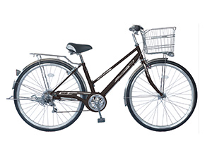 ブラック／CHACLE City SWIFTNESS［外装6段変速］［27インチ］［ノーパンクタイヤ］