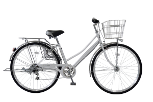 シルバー／CHACLE City SWIFTNESS［外装6段変速］［27インチ］［ノーパンクタイヤ］