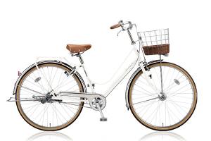 E.XBKホワイト/26インチ/ベーシックライン／カジュナ -スタンダード-［ベーシックライン/スイートライン］-2019モデル-［内装3段変速］［26インチ］