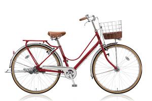 E.Xモダンレッド/26インチ/ベーシックライン／カジュナ -スタンダード-［ベーシックライン/スイートライン］-2019モデル-［内装3段変速］［26インチ］