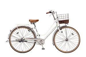 E.XBKホワイト(2019)／カジュナ -スタンダード-［ベーシックライン/スイートライン］-2019モデル-［内装3段変速］［26インチ］