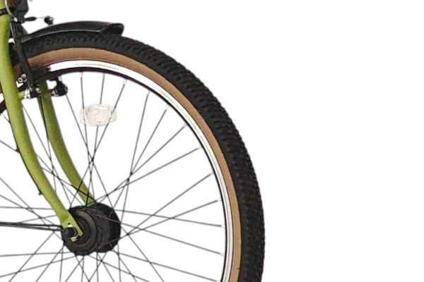 26インチｘ2.1の太いタイヤで快適な乗り心地です。