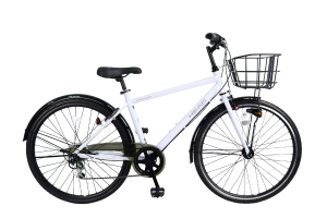 クリアホワイト／CHACLE プレステッツァ［外装6段変速］［27インチ］