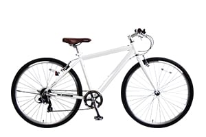 アーバンホワイト／【通勤スタートセット】cyma primer［アルミフレーム］［外装7段変速］