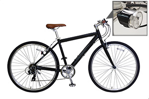 ストリートブラック／【通勤スタートセット】cyma primer［アルミフレーム］［外装7段変速］