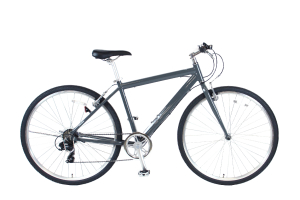 ダークグレー／【通勤スタートセット】cyma primer［アルミフレーム］［外装7段変速］