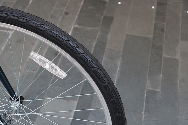 太めのタイヤ（700×40c）で乗り心地が良い。