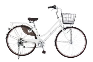 シティサイクル（美品） cyma every 27インチ 外装6段 ブラウン