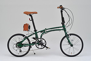 ダークグリーンメタリック／DE01S［外装10段変速］［20インチ］［折りたたみ］