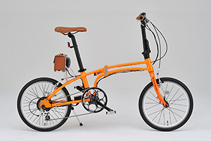 オレンジメタリック／DE01S［外装10段変速］［20インチ］［折りたたみ］