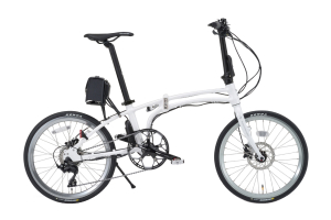 パールホワイト／DE01X［外装10段変速］［20インチ］［折りたたみ］