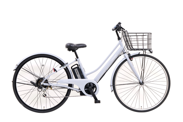 【電動自転車・電動アシスト自転車】SAIMOTO イーコンシャス シティ［外装6段変速］［27インチ］［大容量バスケット］