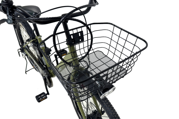 荷物がたくさん入る前かご（上面　40*33*17、底面30×23　縦横高さ）