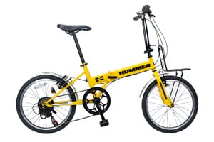 直接引き取り限定 福岡県】HUMMER 折りたたみ自転車 ブラック20