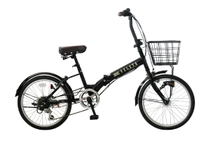 ブラック／CHACLE VELETA［外装6段変速］［20インチ］［折りたたみ］