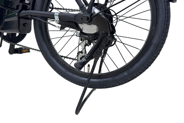 駐輪時により安定する両立スタンド