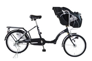 ブラック／スイートリブ-20インチ前子乗せ付きモデル-［内装3段変速］［20インチ］［クラス27キャリア］［3人乗り対応］