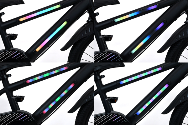 ひかり方はライトカラー8カラーとライトモード4種類で32種類のバリエーション