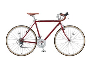 E.モダンレッド／CHeRO Drop (クエロ ドロップ)[クロモリフレーム]［外装16段変速］