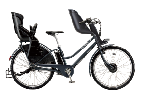 T.XHネイビー／3人乗り用チャイルドシート付きHYDEE.Ⅱ（ハイディ ツー）［内装3段変速］［26インチ］［クラス27キャリア］