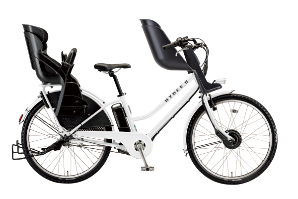 【電動自転車・電動アシスト自転車】ブリヂストン（BRIDGESTONE） 3人乗り用チャイルドシート付きHYDEE.Ⅱ（ハイディ ツー）［内装3段変速］［26インチ］［クラス27キャリア］