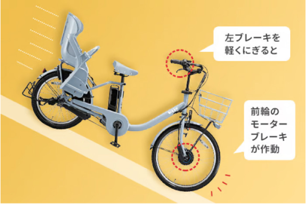 3人乗り用チャイルドシート付きHYDEE.Ⅱ ブリヂストン(BRIDGESTONE