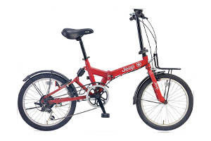 レッド／JE-206GRS［外装6段変速］[20インチ]［折りたたみ］