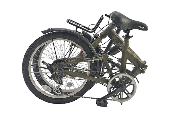 引取限定】JEEP 20インチ 折りたたみ自転車 JE-206GRS JE-206GRS
